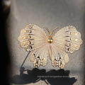 Shangjie OEM Joyas Wholeasale Brooch Brooch Broche Bijoux Femmes Broche de papillon élégant doré pour cadeau